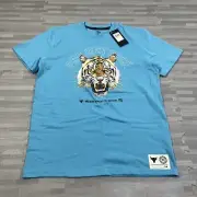 Under Armour Project Rock Stay Hungry Mens M Heavyweight Shirt 1379113 Blue $50
