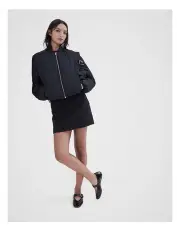 [Unison] Padded Bomber Jacket in Navy