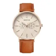 Bering Unisex Watch Wrist Watch Ultra Slim - 14240-564 Leather