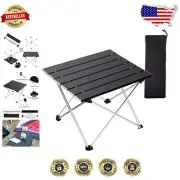 Compact Aluminum Table with Carry Bag - Perfect for Outdoor Cooking & Relaxing