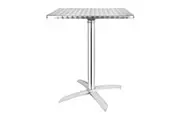 Bolero Square Flip-Top Table Stainless Steel 600mm - Cafe Tables (CG838) - CG838