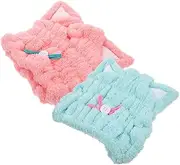 Super Soft Hair Drying Cap Set Absorbent Comfortable Lightweight for Women