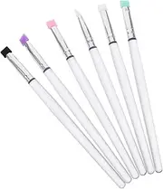 Beaupretty Makeup Brushes for Eyes Lash Curler Brush Set Liner Applicator for Lash Perm Gentle on Skin