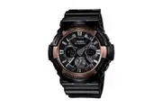 G-shock Analog Digital Watch with Resin Band - Black/Brass (GA200RG-1A)
