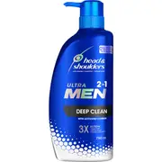Head & Shoulders Ultra Men 2 In 1 Deep Clean Shampoo & Conditioner 750mL