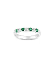 Diana M. Fine Jewelry 14K 0.35 ct. tw. Diamond & Emerald Ring
