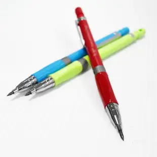 【DF467】2.0 自動鉛筆 內付 粗筆芯 帶捲刀 可以削的自動鉛筆 三角鉛筆 (4折)