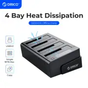 ORICO USB3.0 to SATA 4 Bay Hard Drive Docking Station for 2.5/3.5'' HDD SSD AU