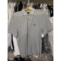 在飛比找蝦皮購物優惠-Armani Exchange POLO 衫(淺灰）