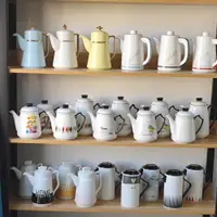 在飛比找ETMall東森購物網優惠-冷水壺大容量陶瓷家用大把手 北歐涼水杯 白開水壺耐高溫家用茶