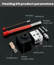 Sprite Extruder Upgrade Heater Block High Temperature Pro 300℃ Bimetal Heatbreak