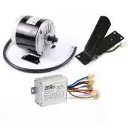 24V 350W Brush Motor + Controller +Foot Pedal for ATV Razor Quad Bicycle Go Kart