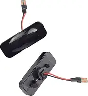 Turn Signal Light Sequential Blinker Dynamic Side Marker For Opel Omega B Stufenheck Caravan 1994-2003(Dynamic Smoked Black)