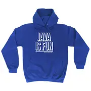 Java Is Fun Snoe - Funny Novelty Hoodies Hoodie