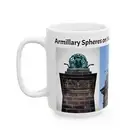 Armillary Spheres Pittsburgh, PA Ceramic Mug, Unique Coffee Cup for Astronomy