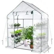 Greenhouse, Portable Mini Walk-in Green House for Outdoors with Roll-up Zippe...