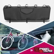 53"W WATERPROOF PICKUP TRUCK BED TAILGATE CRASH PAD PROTECTOR COVER W/BIKE RACK