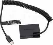 HangTon USB C to LP-E17 Dummy Battery for Canon EOS R8 T6s T6i T7i 8000D X8i SL2 Camera 9V/12V PD DR-E18