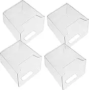 LOLIPPYY 4pcs Hanging Storage Organiser Hanging Organizer Jewelry Organizer for Women Bedside Storage Pocket Jewelry Holder Door Shelf Bin Wardrobe Shoe Organiser Transparent The Pet