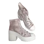 Converse Chuck 70 De Luxe Heel Platform Satin Pink Chaotic Neutral Womens 13 NEW