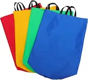 Milisten 4Pcs Outdoor Jumping Sack Race Bags Funny Jumping for Backyard Parties Family Reunions and Garden Games Activities