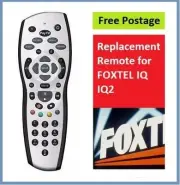 New in box Foxtel Remote Replacement for the Foxtel IQ Remote Control *Silver*
