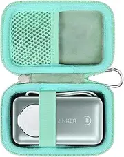 khanka Hard Travel Case Replacement for Anker MagGo Power Bank for Apple Watch, 10000mAh Compact Battery Pack,Case Only. (Green)