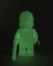 Genuine Lego Glow in the Dark Clone Trooper Prototype with blaster - Star Wars