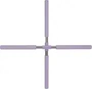 Posture Corrector, Removable Yoga Sticks Stretching Tool, Back Straightener Posture Corrector, Humpback Correction Stick for Adult Child, Improves Slouch, Back Brace Posture (Violet)