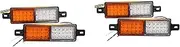 Mellisso 4Pcs 12V 30 LED Car Truck Bull Bar Light Bullbar Front Bumper Light Front Indicator Park Lamp Signal Bulb Trailer