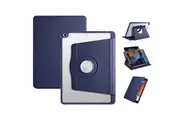 Rotating Case for Apple iPad 10th Generation 10.9 2022 Leather Swiveling Protective Cover-Blue