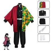 Adult Demon Slayer Giyu Tomioka Costume Kimetsu No Yaiba Anime Cosplay