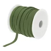 1/4 Inch Double Fold Bias Tape Continuous Bulk Bias Tape (Dark Green 25 Yards)