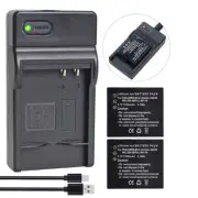 2x Battery for Panasonic Lumix DMC-LX2, LX3, LX9 / CGA-S005E S005E/1B +Charger
