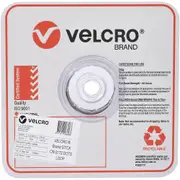 Velcro Brand Stick-On Loop Dots 22mm White Pack 900