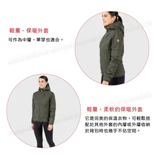 Fjallraven 小狐狸 女 Keb 化纖連帽夾克《黑》F89630/化纖外套/登山外套/化纖填 (7.5折)