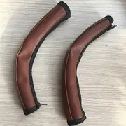 Baby Stroller Armrest For Cybex balios s push bar Pu Protective Case Cover 28x24x12cm Handle Wheelchairs Strollers Accessories 2pcs lot brown