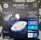 GE Reveal White 4" Color-enhancing Round Dimmable LED Canned Recessed Downlight
