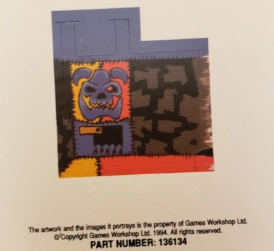 1994 Orks official banner Warhammer 40k OOP Rare