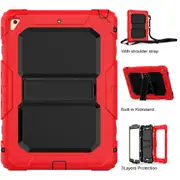 MCC Heavy Duty iPad Mini 5 2019 Strap Case Cover Car Apple Kids Shockproof [Red]