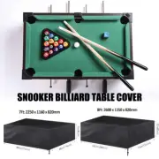 7/8/9ft Pool Snooker Billiard Table Cover Waterproof Polyester Dust Outdoor Cap