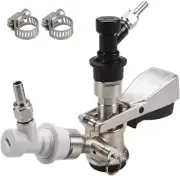 Sankey D Keg Coupler with Adapter and Ball Lock Disconnect Set Standard Type Keg