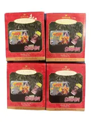 Lot Of 4 Vintage Hallmark Scooby Doo Lunch Box & Thermos Ornaments Keepsake NIB