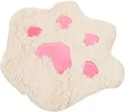 BUGUUYO 1Pc Pet Sleeping Mat Thicken Cushion for Cat Dog Warm Nest Bed with Chic Cat Claw Design Lightweight Washable for Home Sofa Car Seat Use