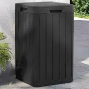 Outdoor Garbage Bin Trash Can Garden Waste Garbage Can Trash Bin PP vidaXL