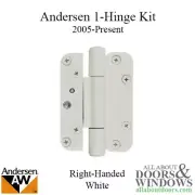 Andersen Frenchwood Door Hinge White Right Handed Fits 400 Series Patio Doors
