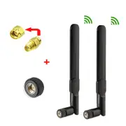 2pcs 4G Antenna &Adapter For CradlePoint IBR600LE-VZ Verizon SIM Wireless Router