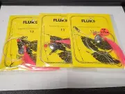 3 NJ Hand Tied English Hook PINK Hair Hi-Lo w/ Snap Fluke/Summer Flounder Rigs