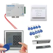 RFID Access Control System Electric Magnetic Door Lock Maglock Switch Keypad Set
