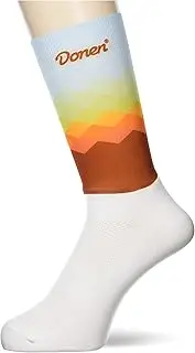 ドネン サイクル(Donen Cycle) Donen Cycle Unisex Cycling Socks Light Blue/Wine